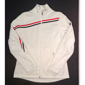 SPYDER Vintage Mid Weight Stryke Ski Snowboard Jacket White Women's Size Large